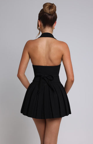 Gretchen Mini Skirt - Black - glavon