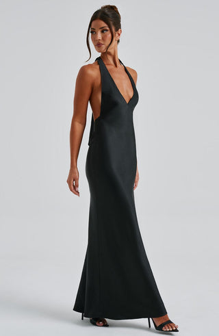 Halo Maxi Dress - Black - glavon