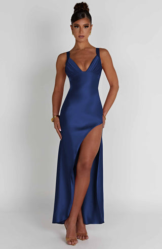 Hayley Maxi Dress - Navy - glavon