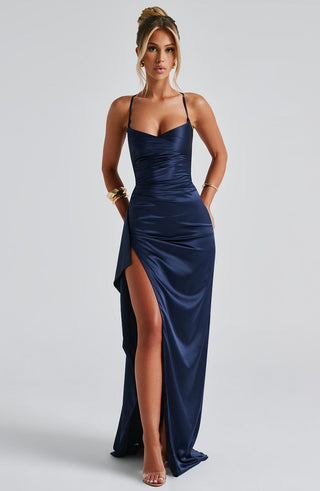 Helen Maxi Dress - Navy - glavon
