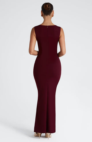 Helena Maxi Dress - Cherry Lacquer - glavon