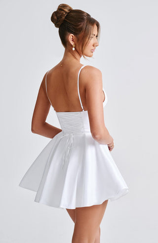Imani Mini Dress - Ivory - glavon