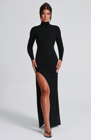 Imelda Maxi Dress - Black - glavon