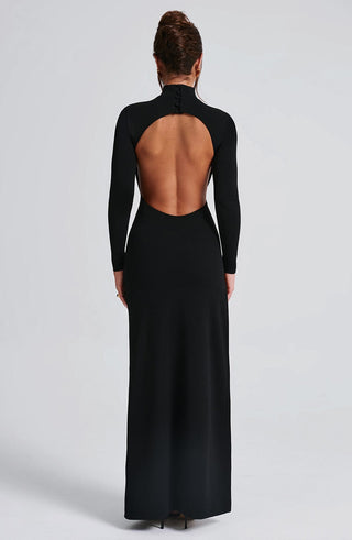 Imelda Maxi Dress - Black - glavon