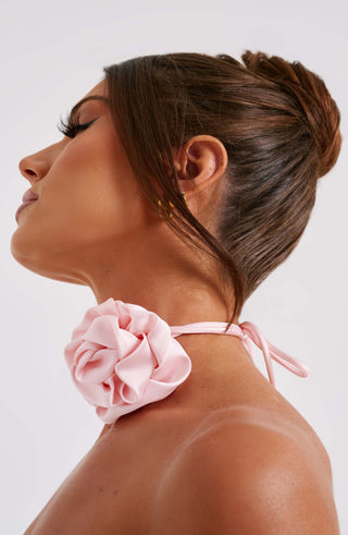 India Floral Neck Tie - Blush - glavon
