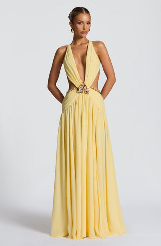 Indianna Maxi Dress - Lemon - glavon
