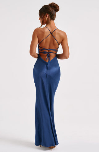 Isobel Maxi Dress - Navy - glavon
