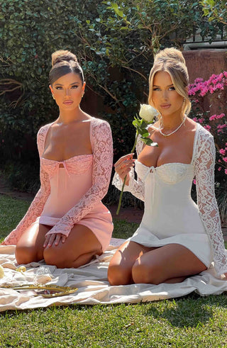 Jacinta Mini Dress - Blush - glavon