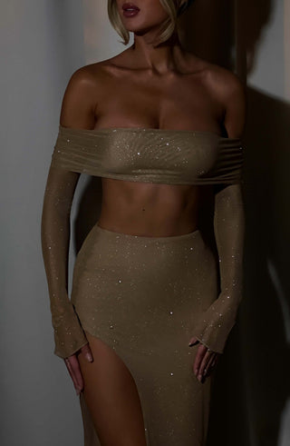 Jana Top - Gold Sparkle - glavon