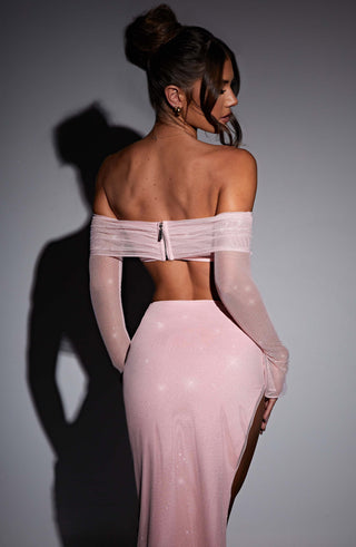 Jana Top - Pink Sparkle - glavon