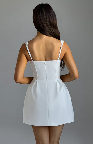 Janiyah Mini Dress - Ivory - glavon