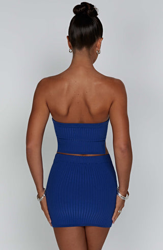 Jaz Mini Skirt - Blue - glavon