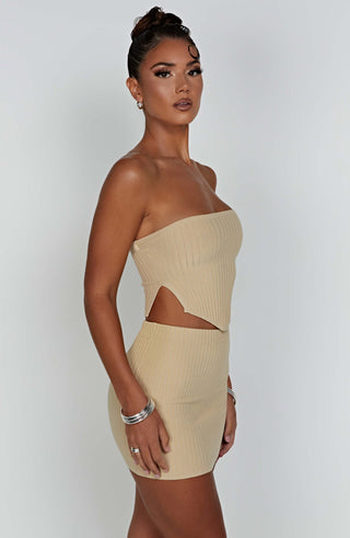 Jaz Top - Beige - glavon