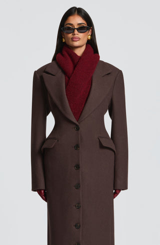 Jeanie Scarf - Burgundy - glavon