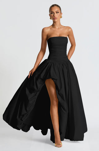 Jillian Maxi Dress - Black - glavon