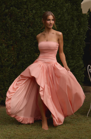 Jillian Maxi Dress - Peach - glavon