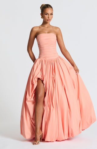 Jillian Maxi Dress - Peach - glavon