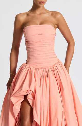Jillian Maxi Dress - Peach - glavon
