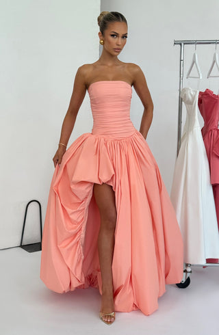 Jillian Maxi Dress - Peach - glavon