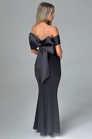 Joanna Maxi Dress - Black - glavon