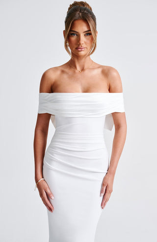 Joanna Maxi Dress - Ivory - glavon
