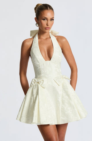 Jocelyn Mini Dress - Ivory - glavon