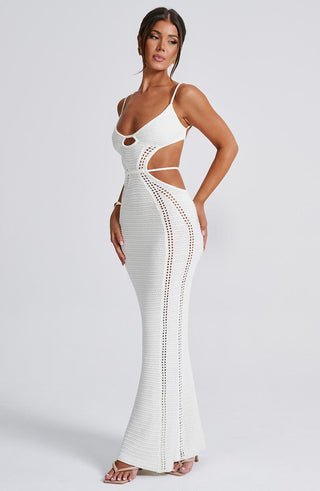 Josefina Maxi Dress - White - glavon