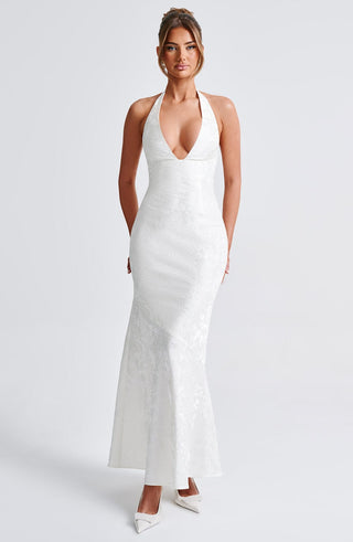 Josephine Maxi Dress - Ivory - glavon
