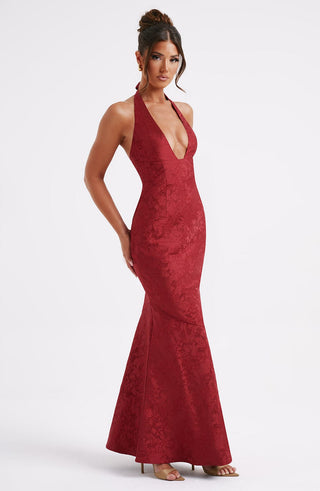 Josephine Maxi Dress - Red - glavon