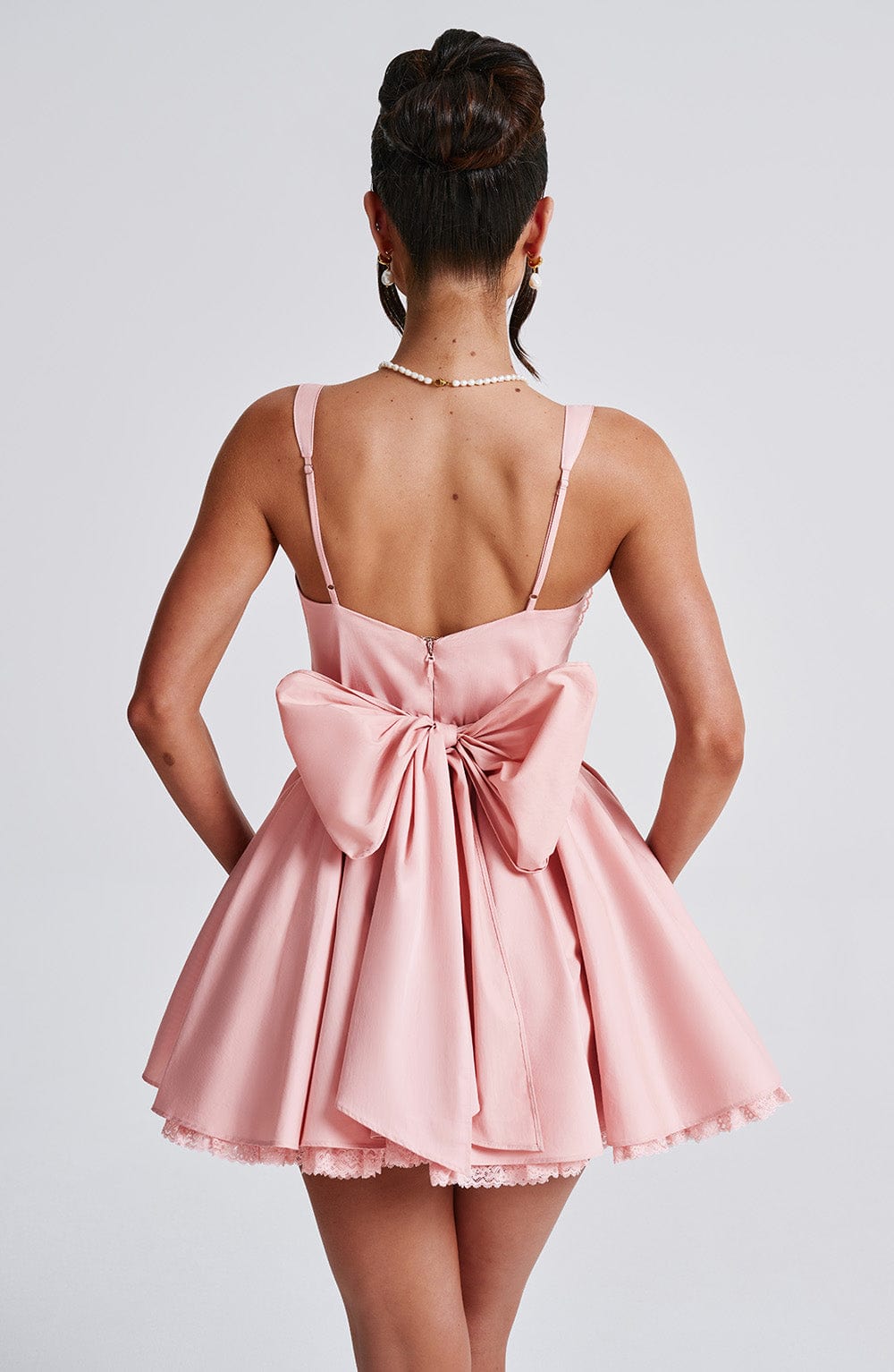 Josie Mini Dress - Blush - Napalia