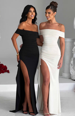 Joyce Maxi Dress - Black - glavon