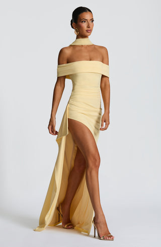 Joyce Maxi Dress - Lemon - glavon