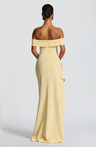 Joyce Maxi Dress - Lemon - glavon