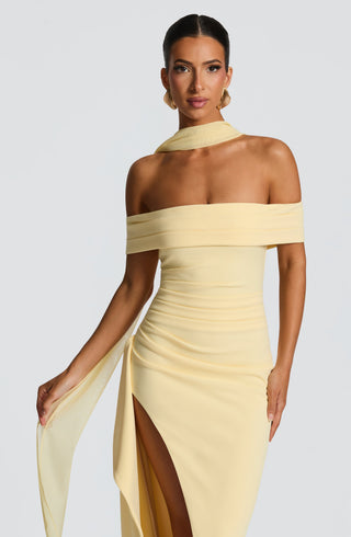 Joyce Maxi Dress - Lemon - glavon