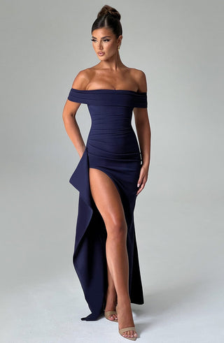 Joyce Maxi Dress - Navy - glavon