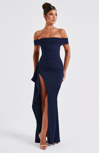 Joyce Maxi Dress - Navy - glavon