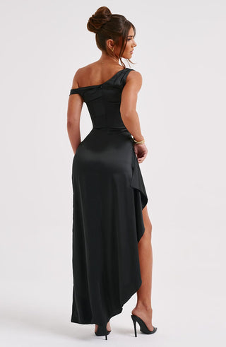 Juliene Maxi Dress - Black - glavon