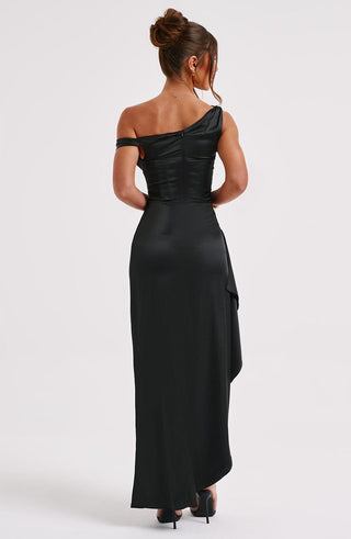 Juliene Maxi Dress - Black - glavon