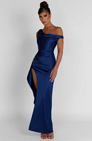 Juliene Maxi Dress - Navy - glavon