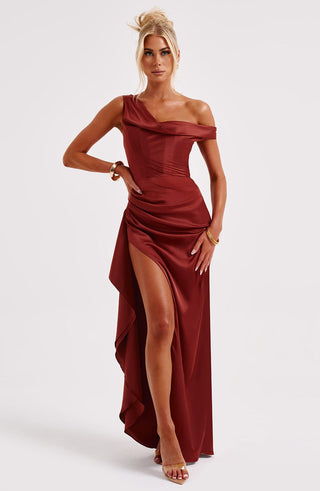 Juliene Maxi Dress - Rust - glavon