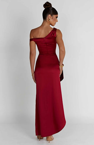 Juliene Maxi Dress - Wine - glavon