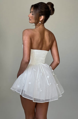 Justina Playsuit - Ivory - glavon