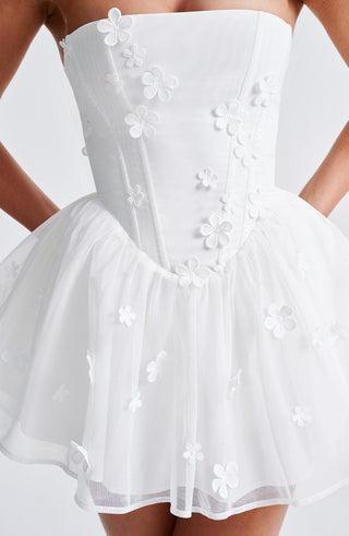 Justina Playsuit - Ivory - glavon