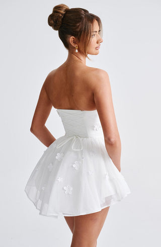 Justina Playsuit - Ivory - glavon