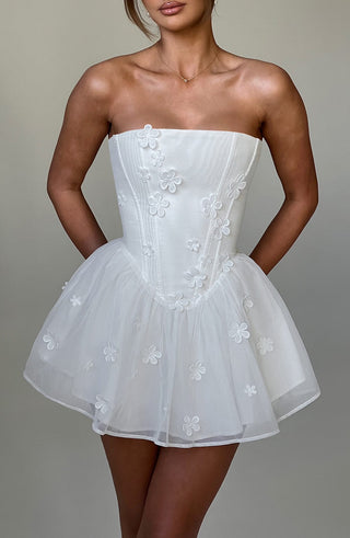 Justina Playsuit - Ivory - glavon