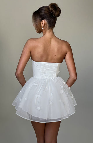 Justina Playsuit - Ivory - glavon