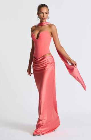 Kamiyah Corset - Coral Pink - glavon