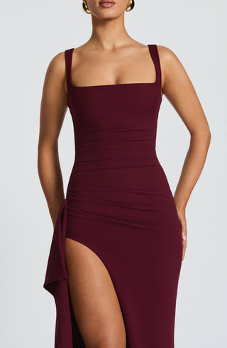 Katana Maxi Dress - Cherry Lacquer - glavon