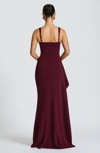 Katana Maxi Dress - Cherry Lacquer - glavon