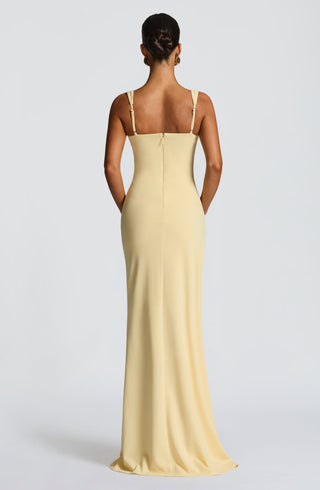 Katana Maxi Dress - Lemon - glavon